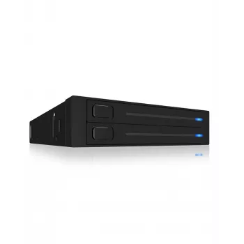 ICY BOX IB-2226StS 8,89 cm (3,5 Zoll) Speicherlaufwerksschublade Schwarz
