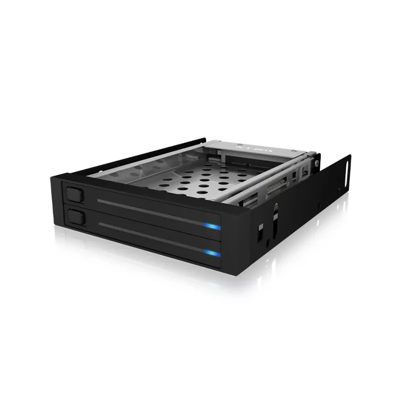 ICY BOX IB-2226StS 8,89 cm (3,5 Zoll) Speicherlaufwerksschublade Schwarz