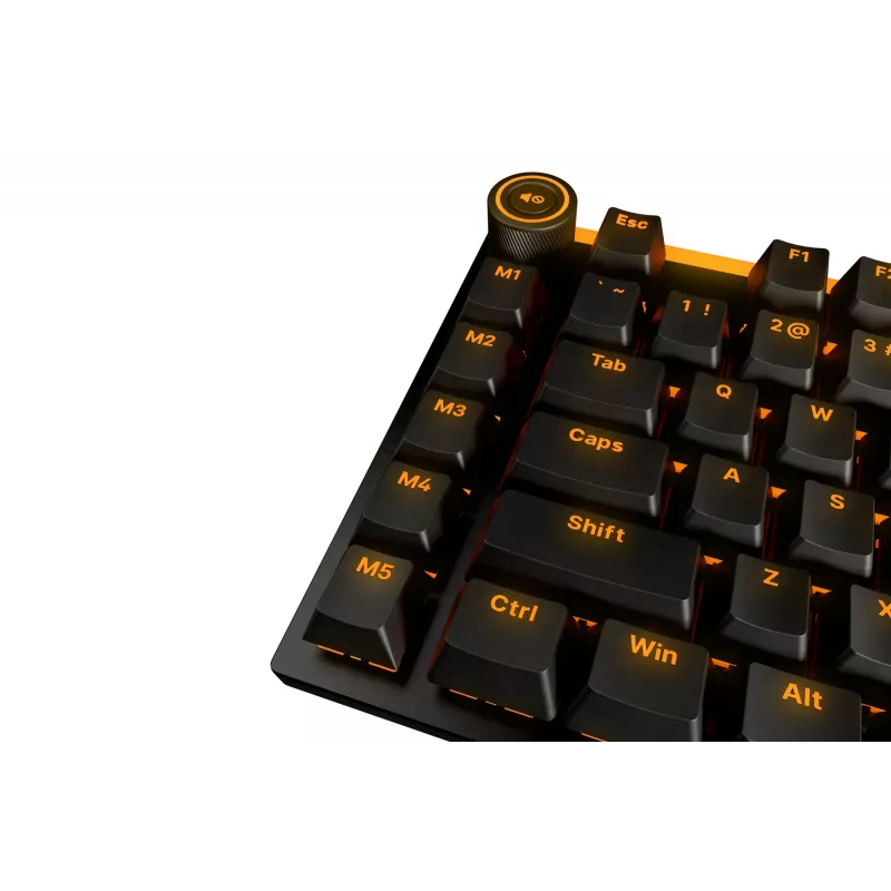 be quiet Light Mount Silent Tactile FR ISO Tastatur Gaming USB AZERTY French Schwarz
