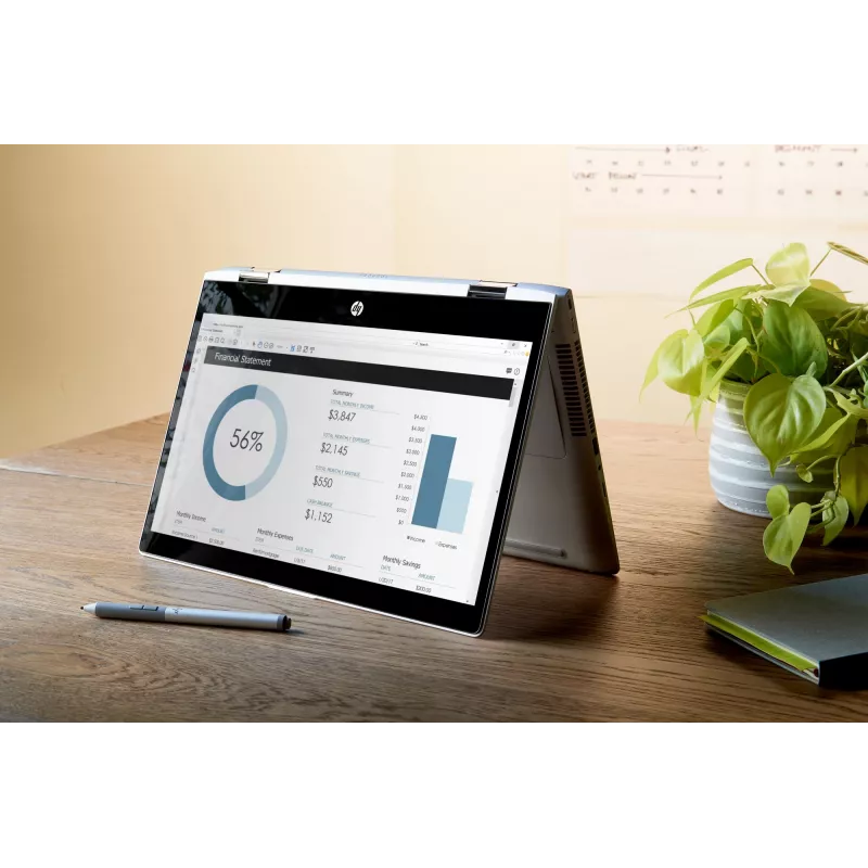 HP Wiederaufladbarer Active Pen G3 Silber für Laptops