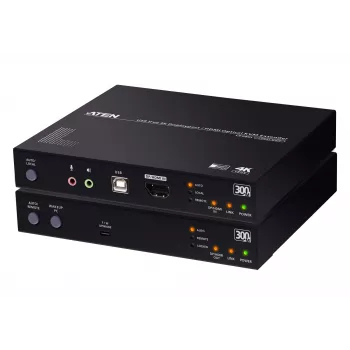 KVM Extender ATEN True 4K DP/HDMI Optical KVM 300m – Sender & Empfänger, DisplayPort/HDMI, USB, 300 m