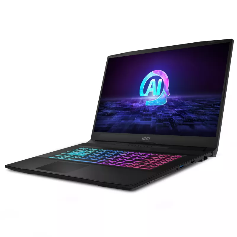 MSI Katana A17 AI B8VF-835NL AMD Ryzen™ 9 8945HS Laptop 43,9 cm (17,3 Zoll) Full HD 16 GB DDR5-SDRAM 1 TB SSD NVIDIA GeForce RTX 4060 Wi-Fi 6E (802.11ax) Windows 11 Home Schwarz