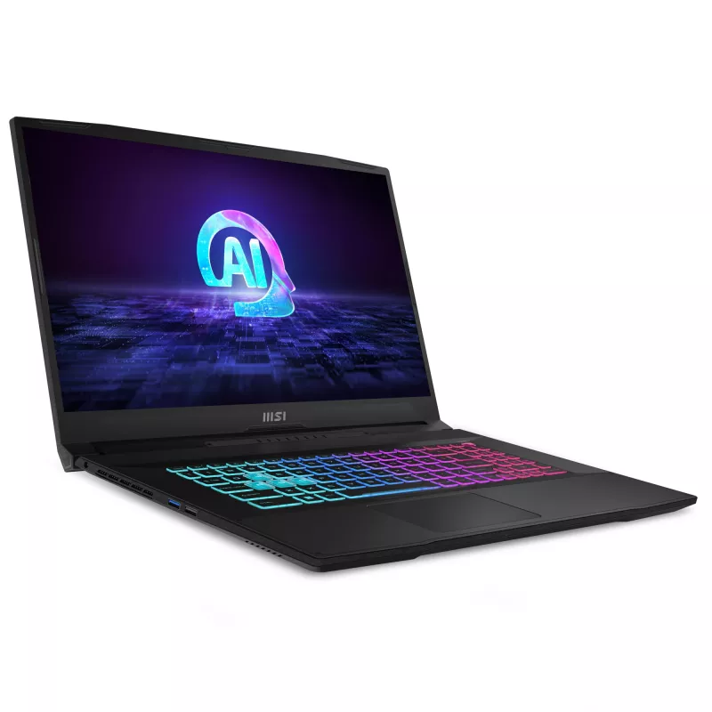 MSI Katana A17 AI B8VF-835NL AMD Ryzen™ 9 8945HS Laptop 43,9 cm (17,3 Zoll) Full HD 16 GB DDR5-SDRAM 1 TB SSD NVIDIA GeForce RTX 4060 Wi-Fi 6E (802.11ax) Windows 11 Home Schwarz