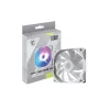 Computer case fan MSI MAG F120 ARGB WHITE — 120 mm, 1300 RPM, Hydrauliklager