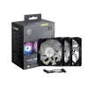 PC-Gehäuselüfter MSI MAG F120 ARGB x3 — 120 mm, 1300 U/min, hydraulisch gelagert, schwarz
