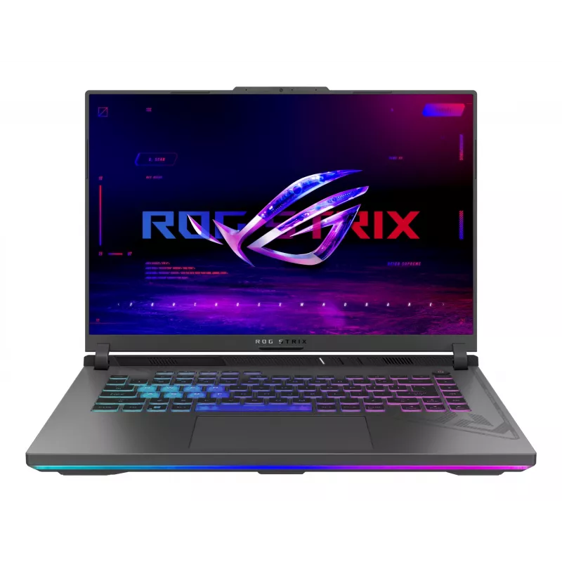 ASUS ROG Strix G16 G614JV-N4120W Intel® Core™ i9 i9-13980HX Laptop 40,6 cm (16 Zoll) WQXGA 16 GB DDR5-SDRAM 1 TB SSD NVIDIA GeForce RTX 4060 Wi-Fi 6E (802.11ax) Windows 11 Home Schwarz, Grau