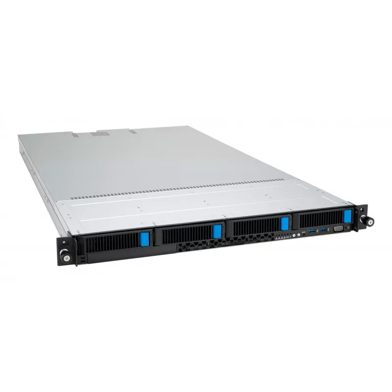 ASUS RS501A-E12-RS4 LGA 6096 Rack (1U) Schwarz, Silber