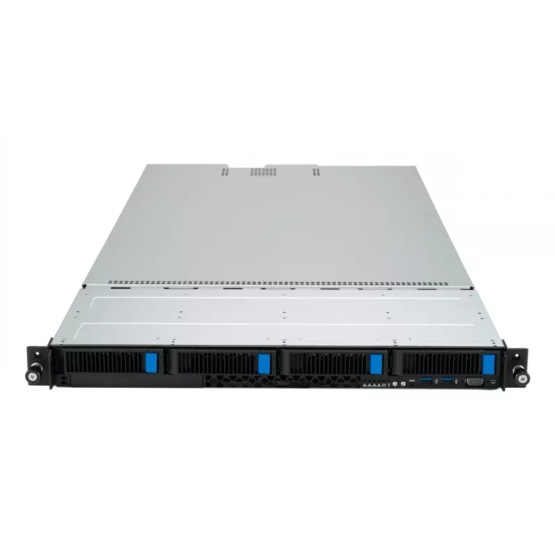 ASUS RS501A-E12-RS4 LGA 6096 Rack (1U) Schwarz, Silber