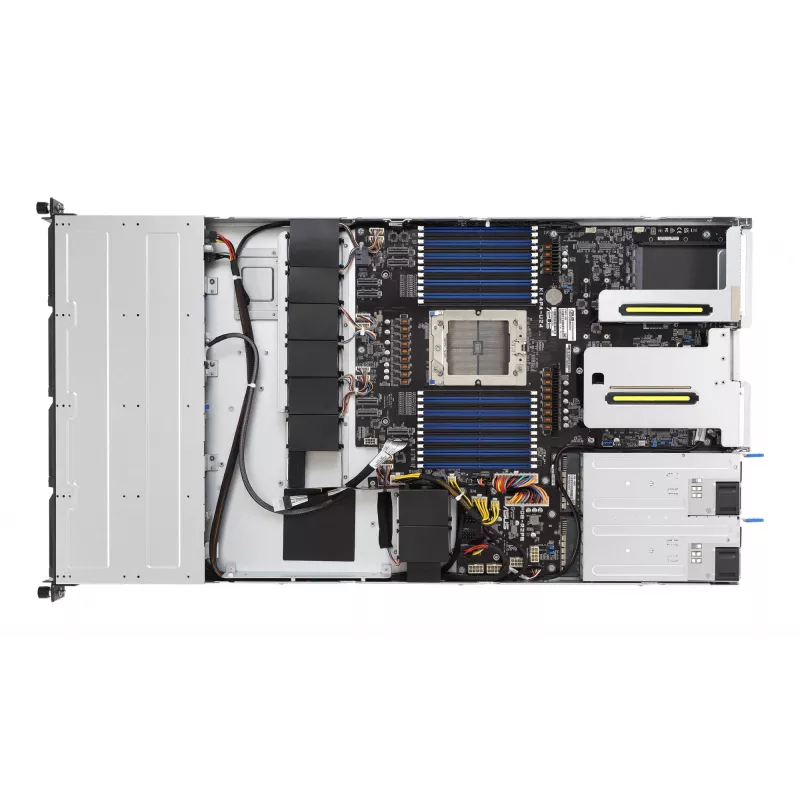 ASUS RS501A-E12-RS4 LGA 6096 Rack (1U) Schwarz, Silber