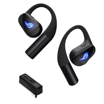 Headset ASUS ROG Cetra Open Wireless TWS Bluetooth Ear-hook Schwarz, 20–20000 Hz, 116 g