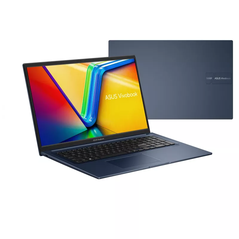 Laptop ASUS Vivobook 17 X1704VA Intel Core 3 100U, 17,3 Zoll FHD, 16 GB DDR5, 512 GB SSD, Wi‑Fi 6, Windows 11 Home, Blau