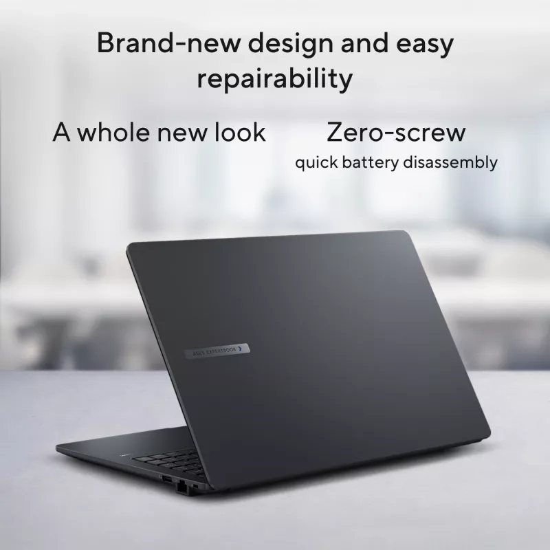 ASUS ExpertBook B1 B1503CVA-S78424X Intel Core 7 150U Laptop 39,6 cm (15,6 Zoll) Full HD 32 GB DDR5-SDRAM 1 TB SSD Wi-Fi 6E (802.11ax) Windows 11 Pro US International Grau