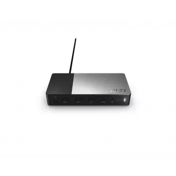 MSI USB-C Docking Station Gen 2 USB 3.2 Gen 2 (3.1 Gen 2) Type-C Schwarz