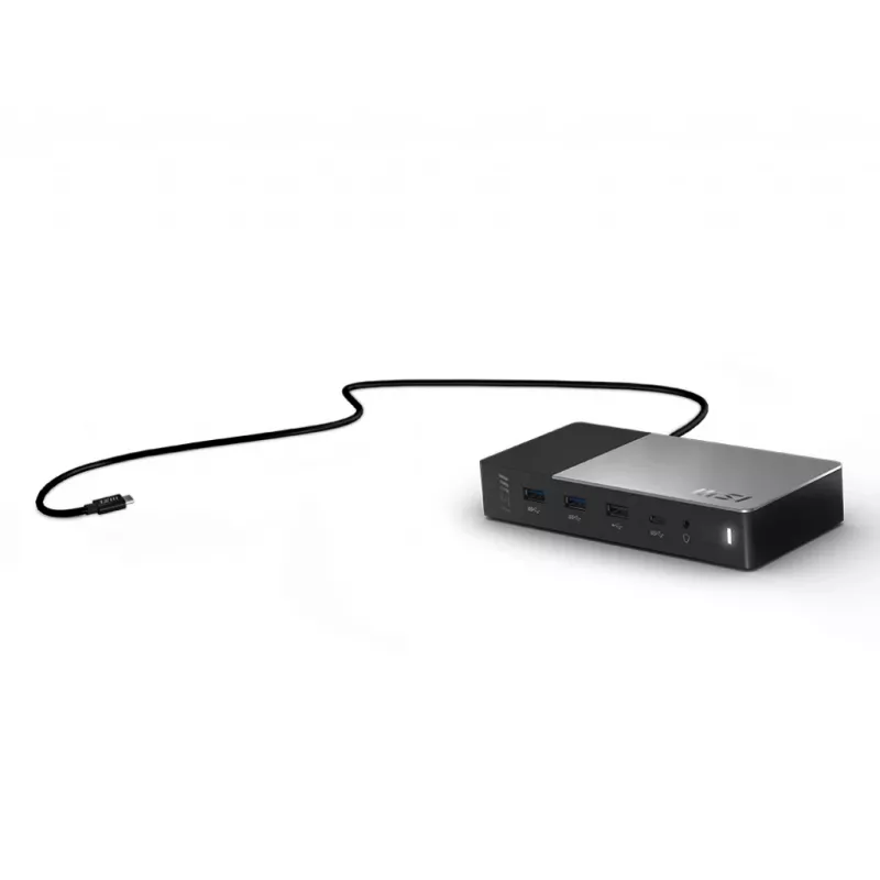MSI USB-C Docking Station Gen 2 USB 3.2 Gen 2 (3.1 Gen 2) Type-C Schwarz