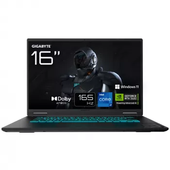 Laptop GIGABYTE Gaming A16 CVHI3FR894SH — Intel Core i7-13620H, 16 Zoll WUXGA, 16GB DDR5, 1TB SSD, NVIDIA GeForce RTX 5060, Windows 11 Home