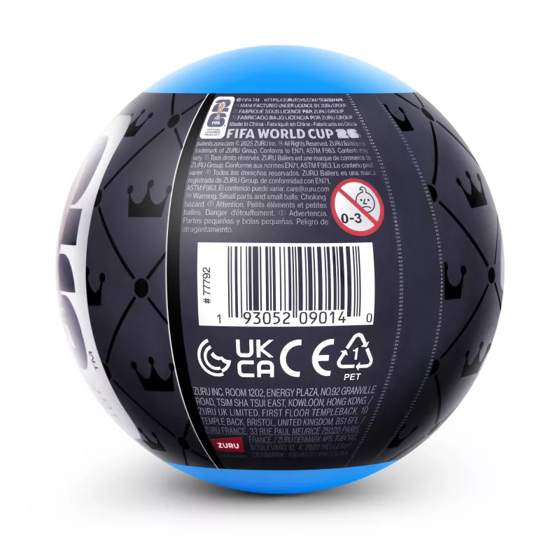 ZURU FIFA WORLD CUP 2026™ Ballers Series 1, 3 Jahr(e), FIFA, Schwarz