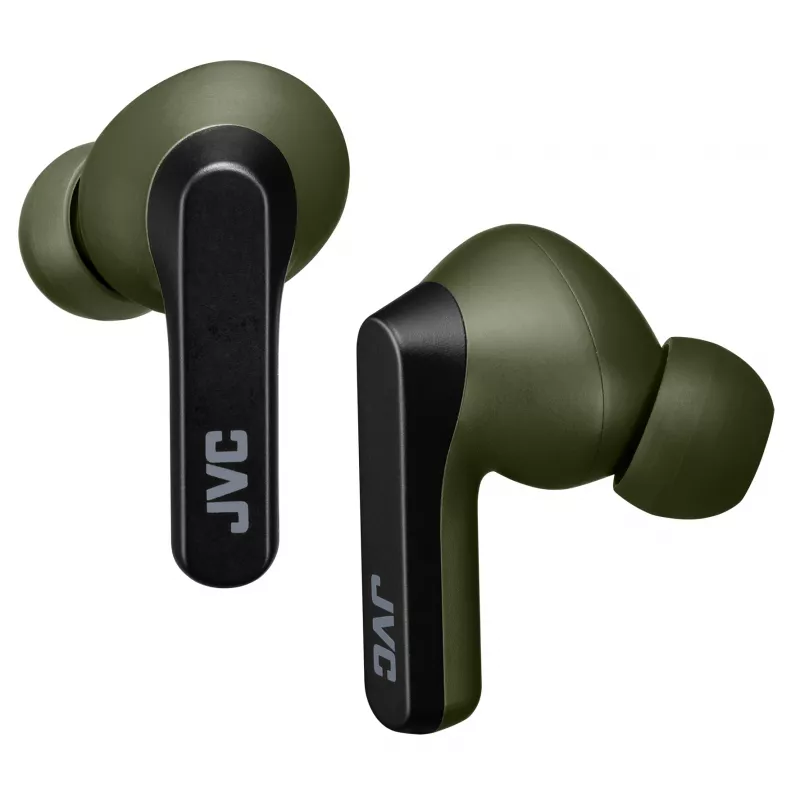 JVC Powerful Sound TWS Grün, True Wireless Stereo (TWS), 20 - 20000 Hz, Anrufe/Musik, 8,2 g, Headset, Grün