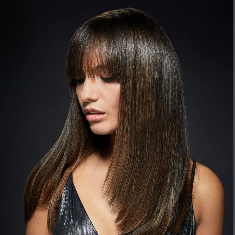 Revamp Progloss Deepform gerade & Style Blow Heißluftbürste Warm Schwarz 550 W 3 m