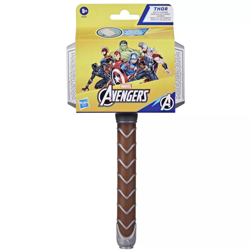 Marvel Avengers Thor Battle Hammer Rollenspielzeug für Kinder ab 5 Jahren, Abenteuer, 5 Jahre