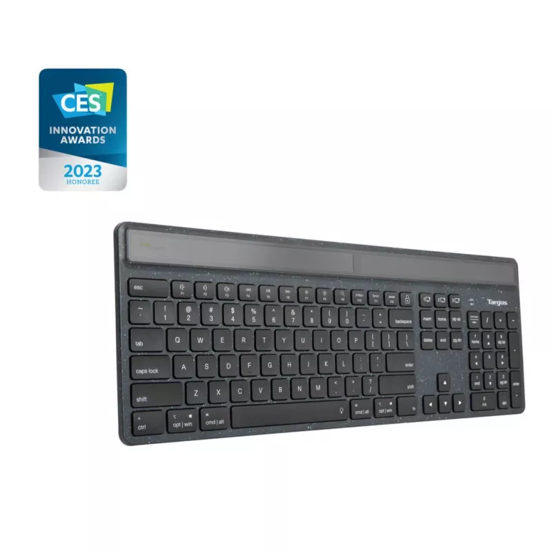 Targus EcoSmart AKB868UK Tastatur Universal Bluetooth QWERTY UK English Schwarz