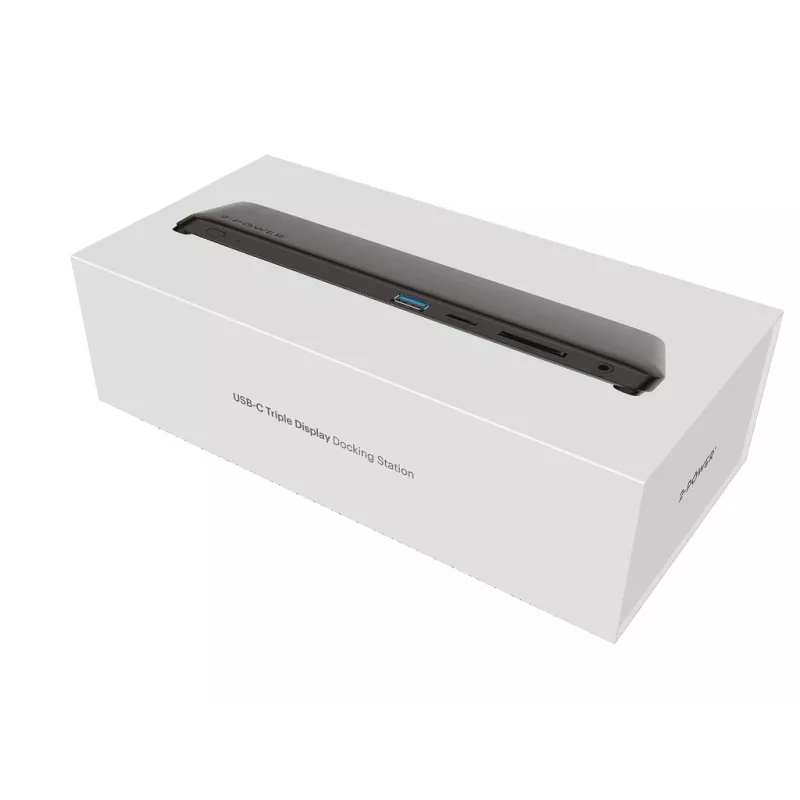 2-Power DOC0117A Laptop-Dockingstation/Port-Replikator Schwarz