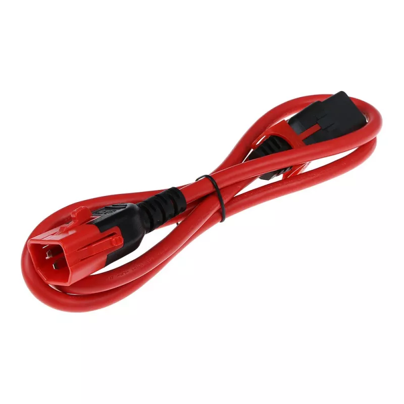 ACT Stromkabel C13 IEC Lock+ – C14 IEC Lock Dual Locking rot 2 m, PC3615