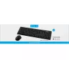 Sandberg Wireless Office DesktopSet INT, Wireless, RF Wireless, Membrane, QWERTY, Schwarz, Maus inklusive