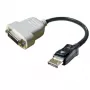 DisplayPort-auf-DVI-D-Kabel DELL 023NVR 0,23 m Schwarz Weiß