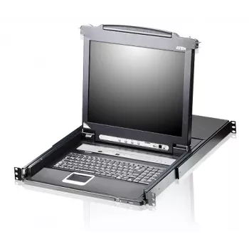 KVM-Switch ATEN CL5708N Rackmontage Schwarz USB 1280x1024