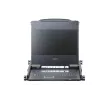 ATEN CL6708MW Rack-Konsole 43,9 cm (17,3 Zoll) 1920 x 1080 Pixel Metall, Kunststoff Schwarz 1U