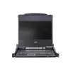 KVM-Switch ATEN CL5708M Rackeinbau Schwarz 1HE 17 Zoll LCD