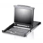 KVM Switch ATEN CL5708M Rackeinbau schwarz 1U 17 Zoll LCD CL5708M-UK