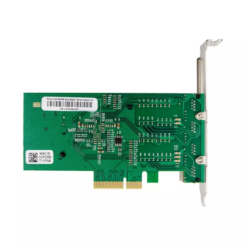 Netzwerkkarte MicroConnect I350-T4 PCIe x4 1GbE – 4‑Port Gigabit Ethernet PCIe x4