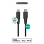 Lightning-auf-USB-C-Kabel eSTUFF ES602180 — 1 m, schwarz, MFi-zertifiziert, RoHS