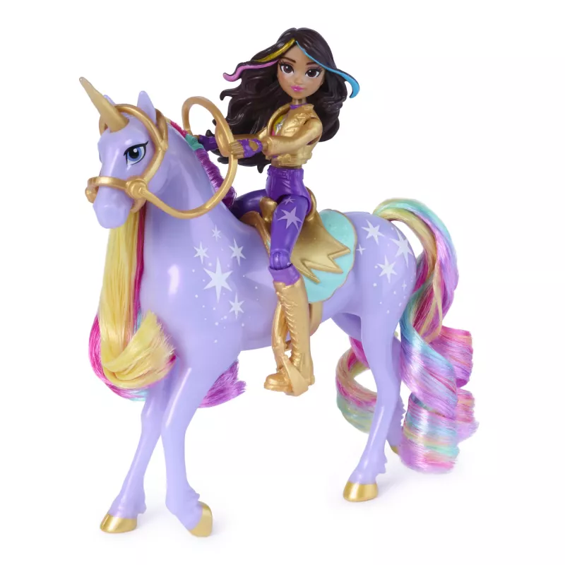 Unicorn Academy, Magic Unleashed Adventure Pack, Ostergeschenk-Idee, enthält Sophia-, Ava-, Ravenzella-Puppen, Wildstar-, Leaf-Einhörner & mehr