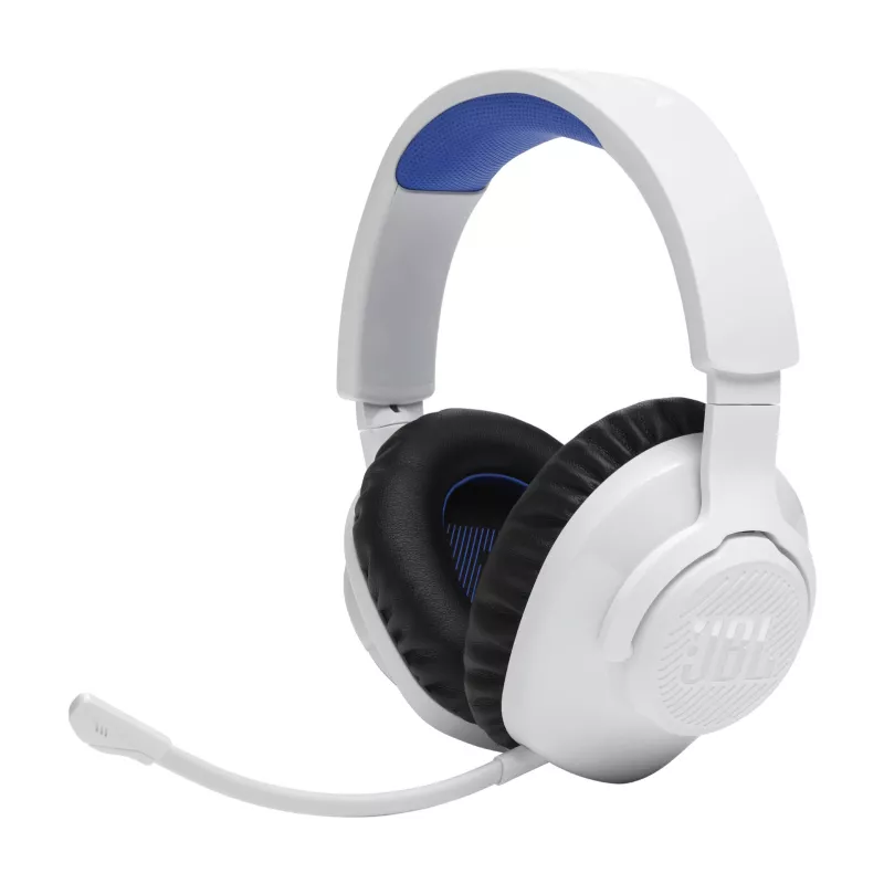 JBL Quantum 360P Headset Kabellos Kopfband Gaming USB Type-C Bluetooth Blau, Weiß