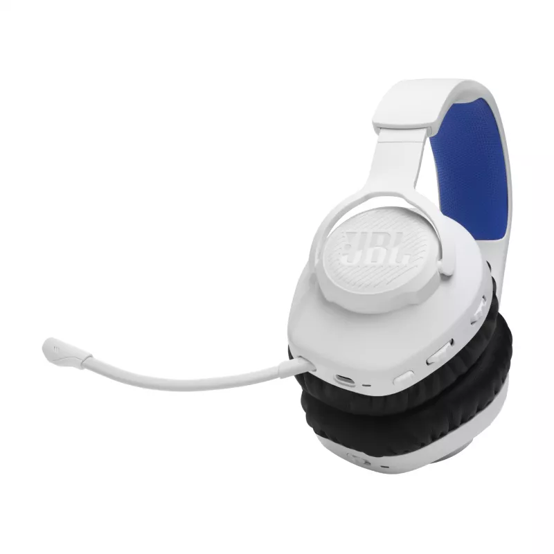 JBL Quantum 360P Headset Kabellos Kopfband Gaming USB Type-C Bluetooth Blau, Weiß