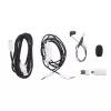 JBL Quantum 910P Headset Kabelgebunden & Kabellos Kopfband Gaming USB Typ-C Bluetooth Blau, Weiß