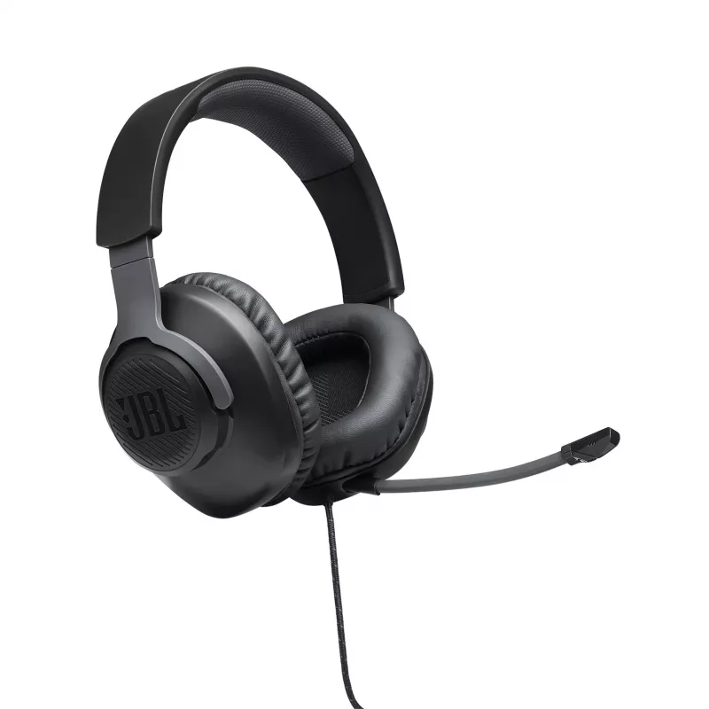 JBL Quantum 100 Schwarz, Kabelgebunden, Gaming, 20 - 20000 Hz, 216 g, Kopfhörer, Schwarz