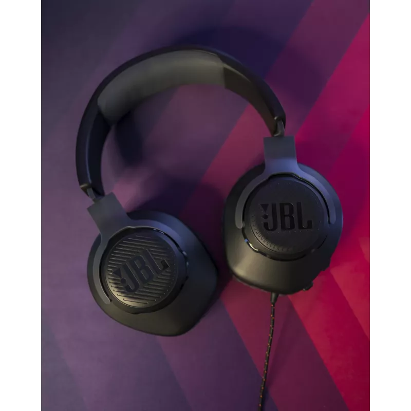 JBL Quantum 100 Schwarz, Kabelgebunden, Gaming, 20 - 20000 Hz, 216 g, Kopfhörer, Schwarz