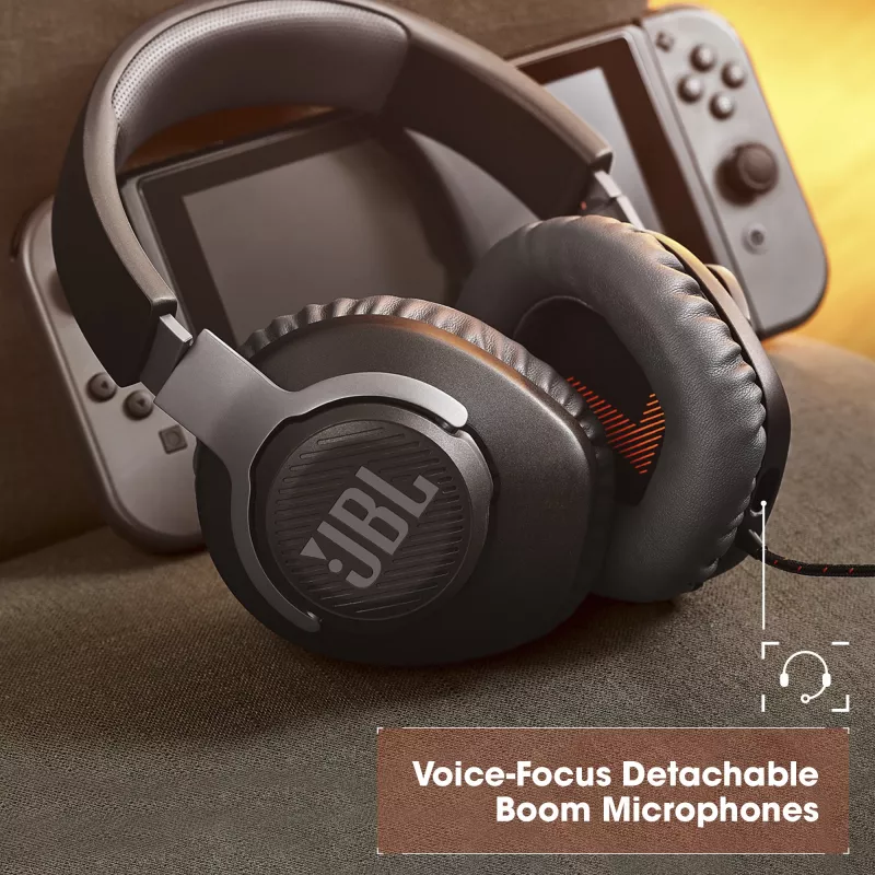JBL Quantum 100 Schwarz, Kabelgebunden, Gaming, 20 - 20000 Hz, 216 g, Kopfhörer, Schwarz