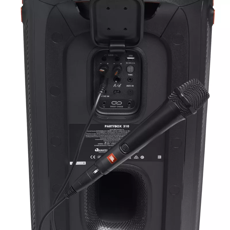 JBL PBM 100 Schwarz, Karaoke-Mikrofon, -55 dB, 50 - 15000 Hz, 600 Ω, Niere, Kabelgebunden