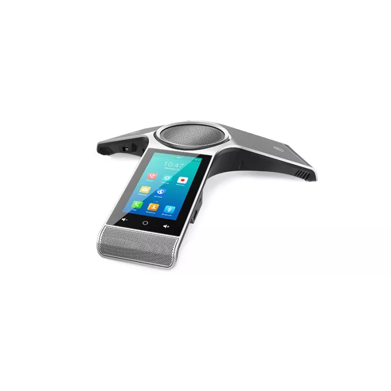 IP-Konferenztelefon Yealink CP960 — silber, Tasten- & Touch-Bedienung, Micro-USB B & USB-A, 338×338×74 mm