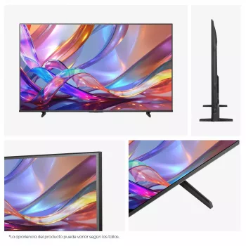 TV Hisense 85E7S 85 Zoll (215 cm) QLED 4K Ultra HD Smart-TV, Direct-LED, HomeOS, Wi‑Fi, Schwarz