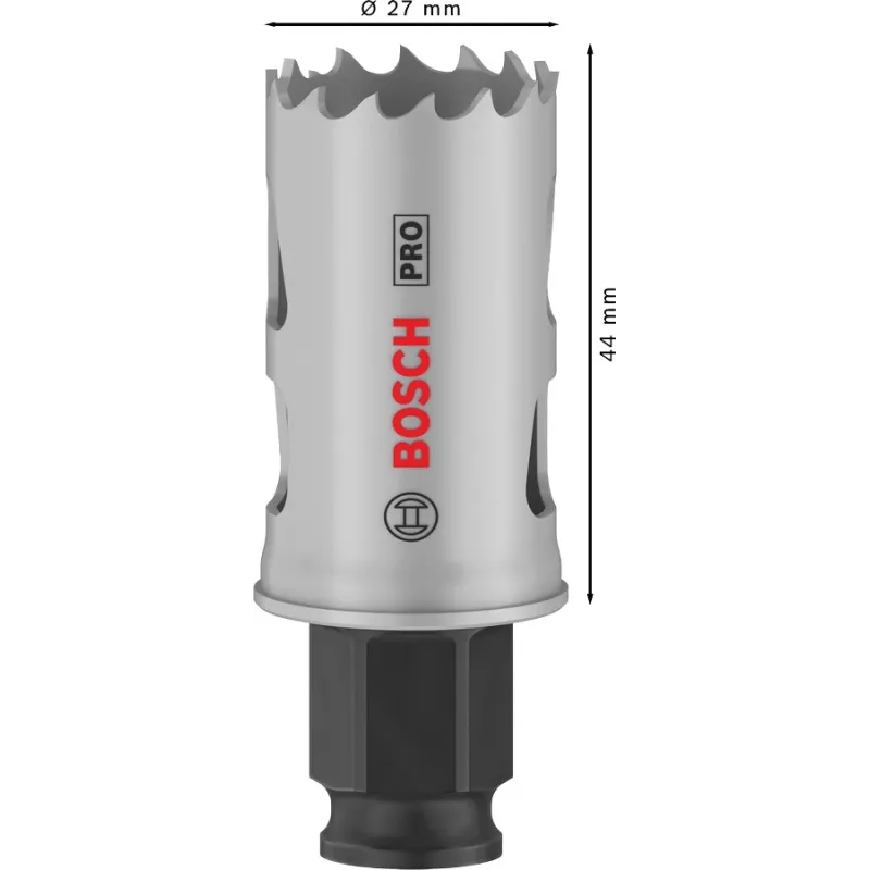 Lochsäge Bosch PRO Multi Material PC Plus 44/27 mm — einzeln, für Bohrmaschine, Ø27 mm