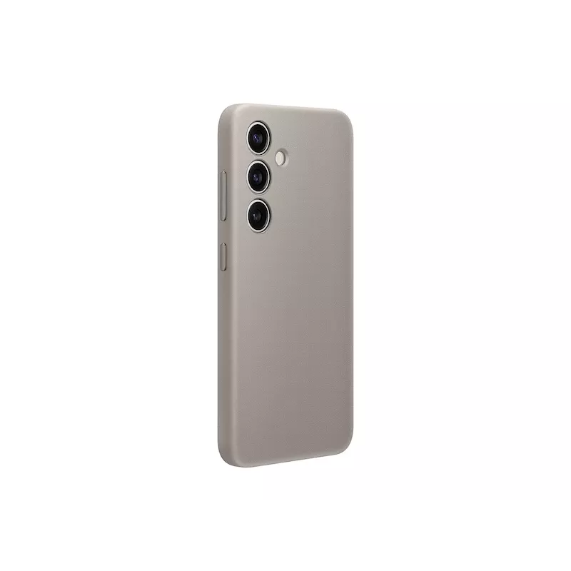 Samsung Galaxy S24 Vegan Leather Case Taupe Monochromatic