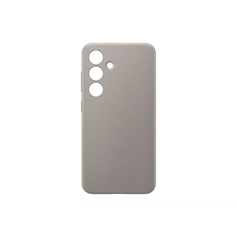 Samsung Galaxy S24 Vegan Leather Case Taupe Monochromatic