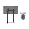 Multibrackets M Public Display Stand 210 Dual Pillar Wheelbase Schwarz