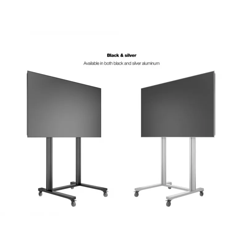 Multibrackets M Public Display Stand 210 Dual Pillar Wheelbase Schwarz