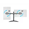 Multibrackets M Deskstand Basic Dual, Freestanding, 16 kg, 38.1 cm (15 Zoll), 68.6 cm (27 Zoll), 100 x 100 mm, Schwarz